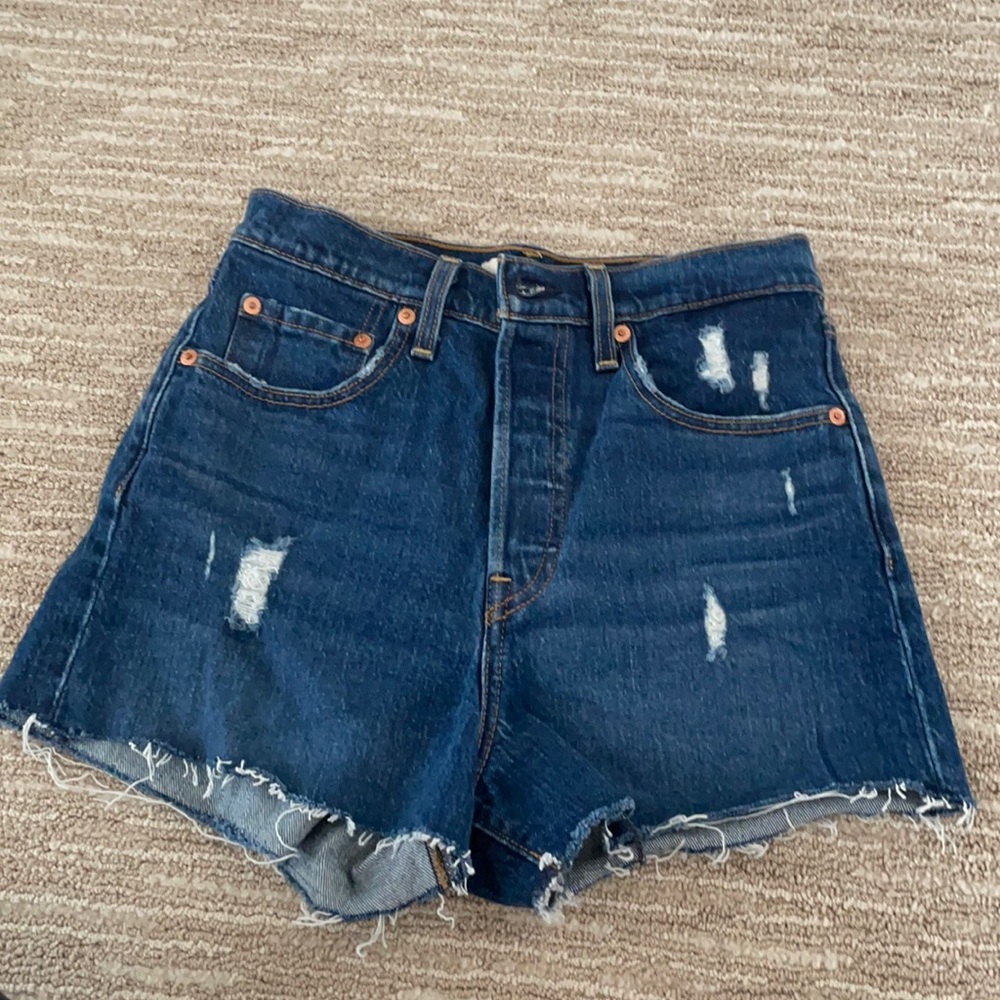 Levis Premium Ribcage Short Charleston Chill